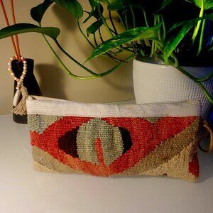 FAIR TRADE True Bohemian Woven Cosmetic / Accessory / Travel Bag NEW